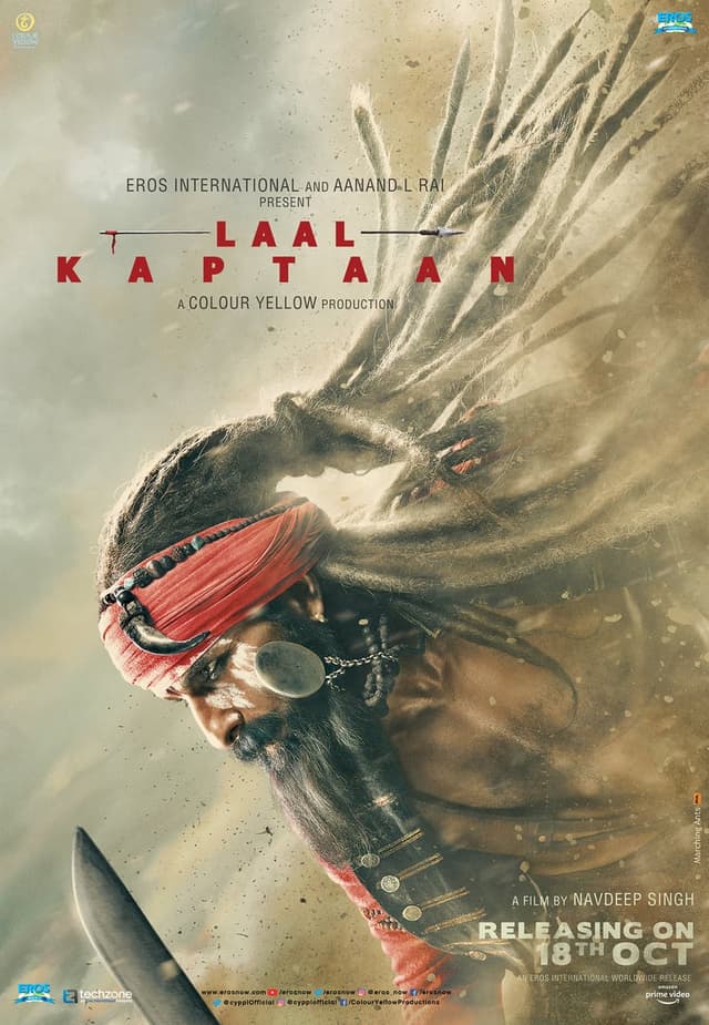 Laal Kaptaan poster