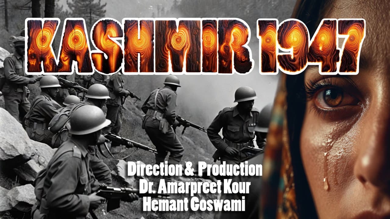 Kashmir 1947 backdrop