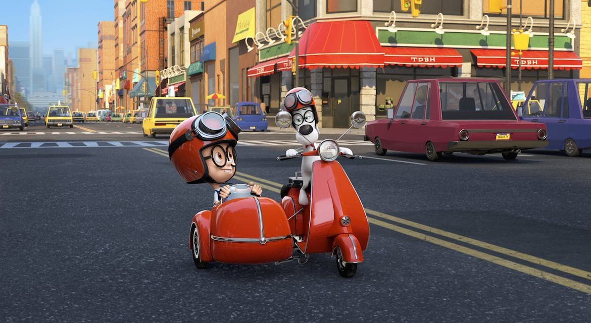 Mr. Peabody & Sherman backdrop