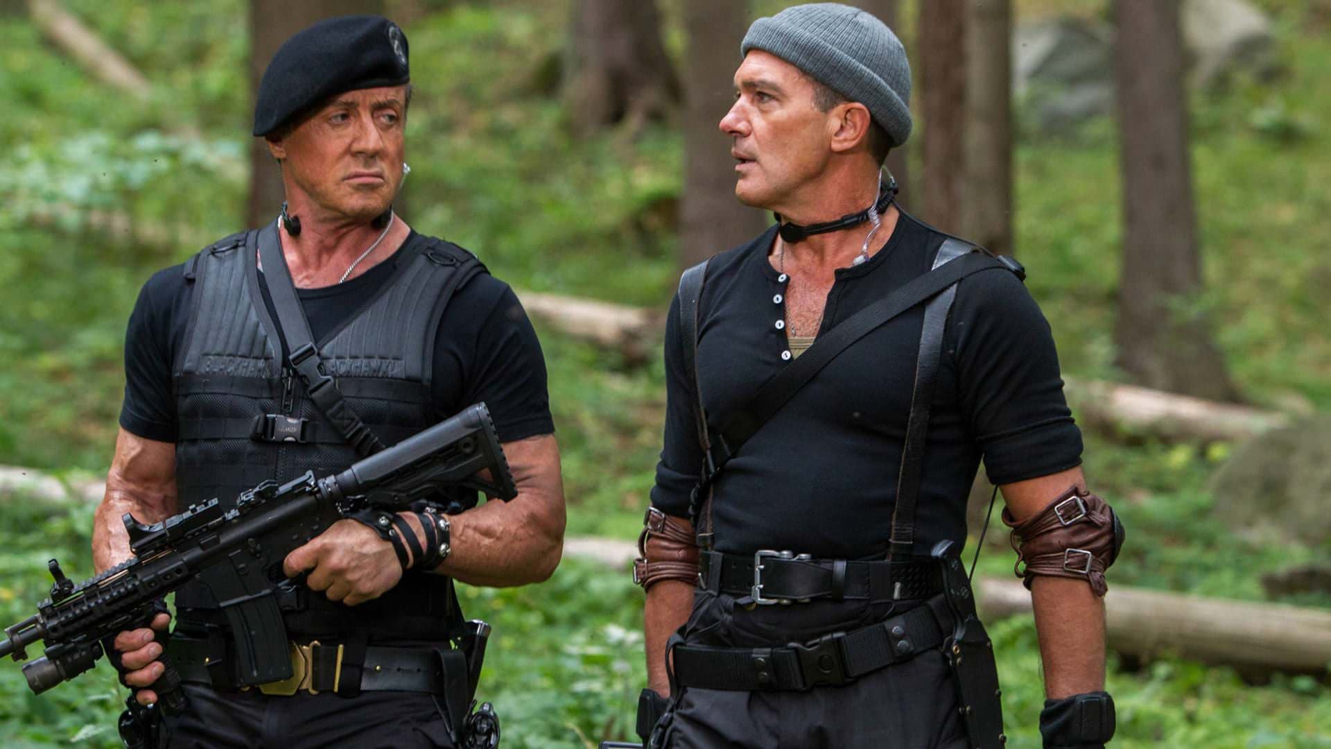 The Expendables 3 backdrop