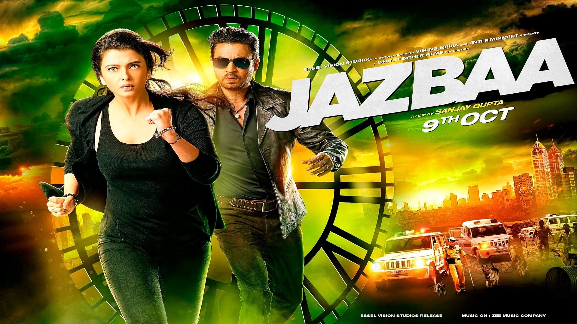 Jazbaa backdrop