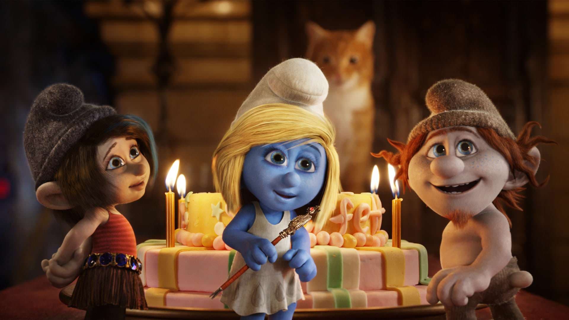 The Smurfs 2 backdrop