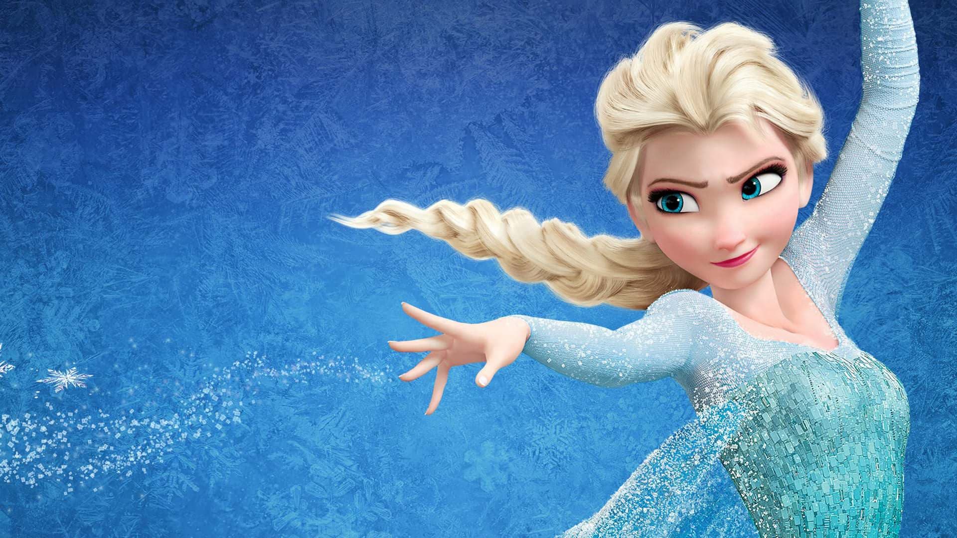 Frozen backdrop