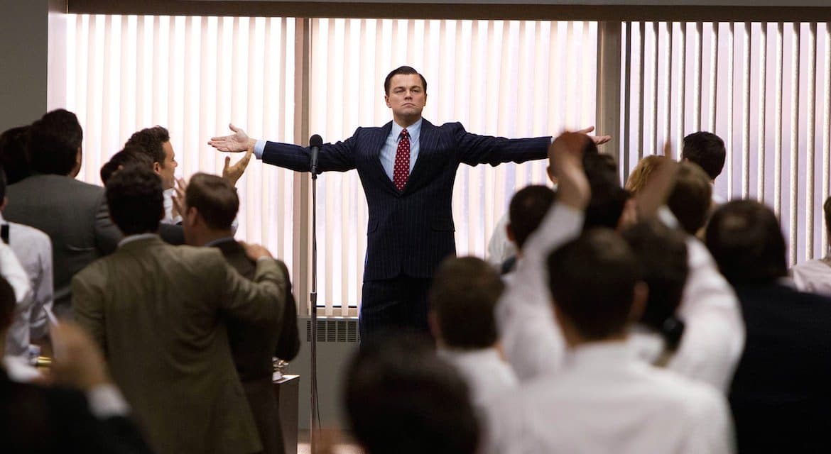 The Wolf of Wall Street backdrop