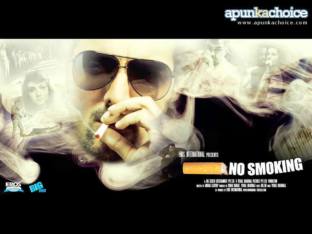 No Smoking backdrop