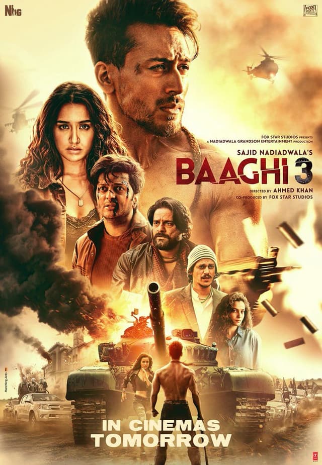 Baaghi 3 poster