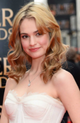 Lily James Poster